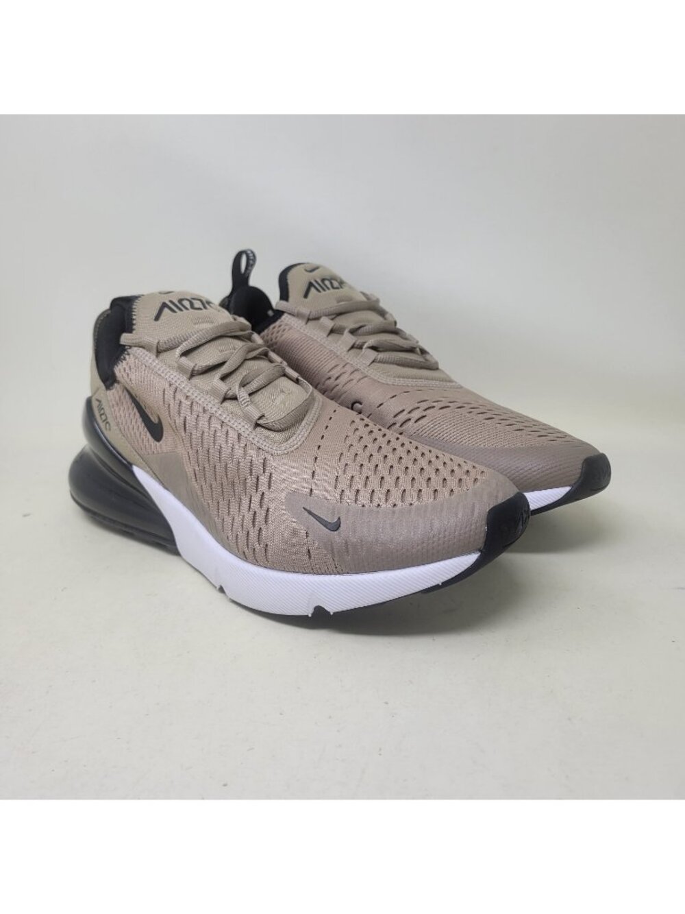 Nike Air Max 270 Khaki Black White Shoes Men's Size 11.5 FQ8830-247